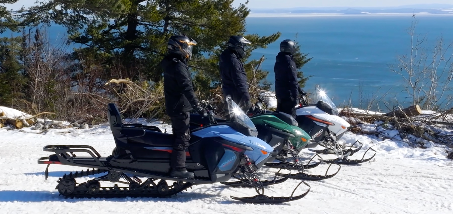 Taiga unveils 120 kW electric snowmobiles with CCS fast charging and onboard power